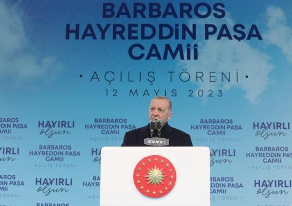 Cumhurbaşkanı Erdoğan Barbaros Hayrettin Paşa Camii'nin açılışını yaptı