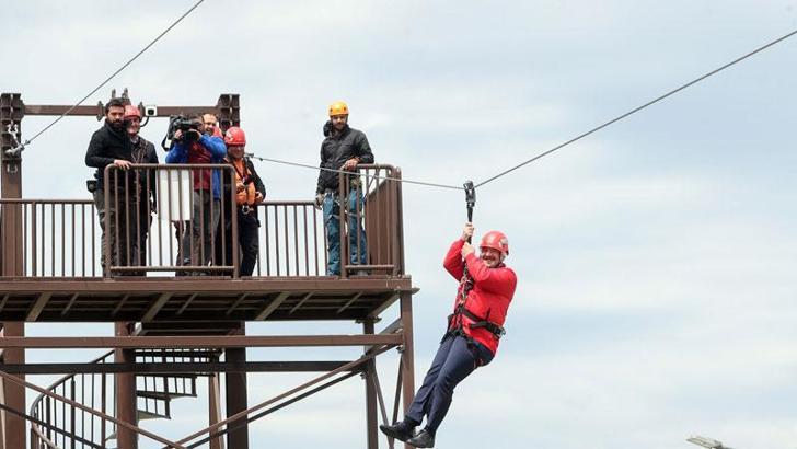 Bakan Varank, adrenalin tutkunlarının heyecanına ortak oldu