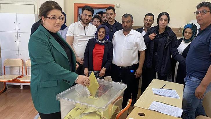 Osmaniye'de Bakan Yanık'ın oy kullandığı sandıktan Erdoğan çıktı