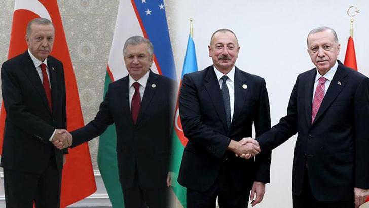 Aliyev ve Mirziyoyev'den Erdoğan'a tebrik