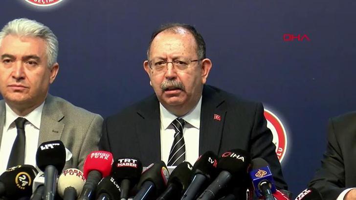 YSK Başkanı Yener: 2'nci tur seçimin yapılmasına karar verilmiştir