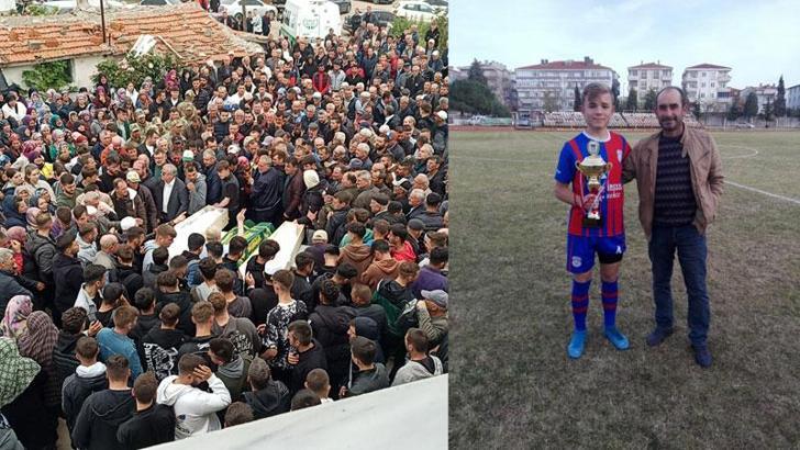 Amatör lig futbolcusu ve babası, kalp krizi geçirerek hayatlarını kaybetti