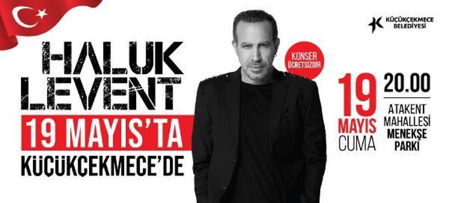 Haluk Levent, 19 Mayıs’ta Küçükçekmece’de konser verecek