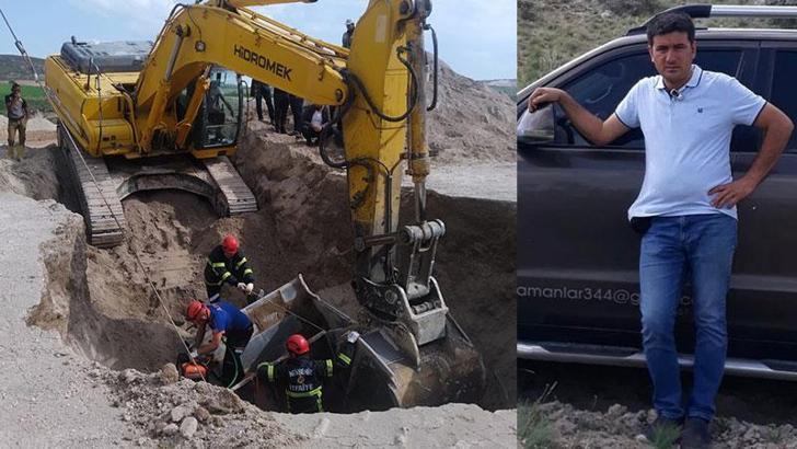 Göçük altında kalan iş makinesi operatörü hayatını kaybetti
