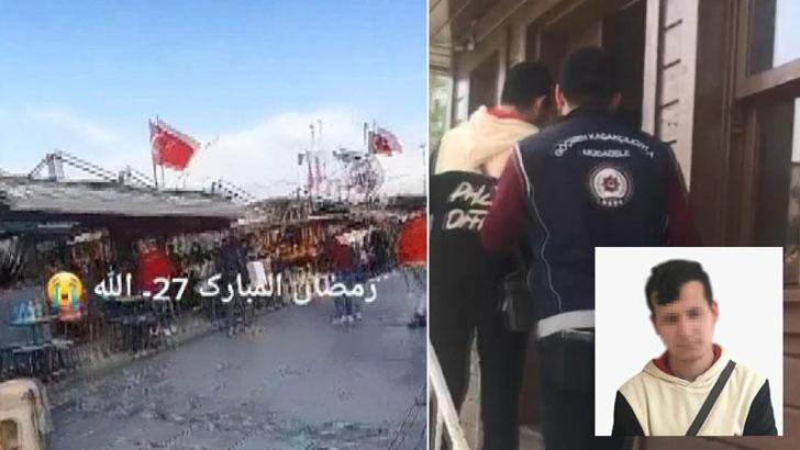 Ramazanda yemek yiyenleri 'utanma yok' sözleriyle paylaşan Afganistanlı yakalandı