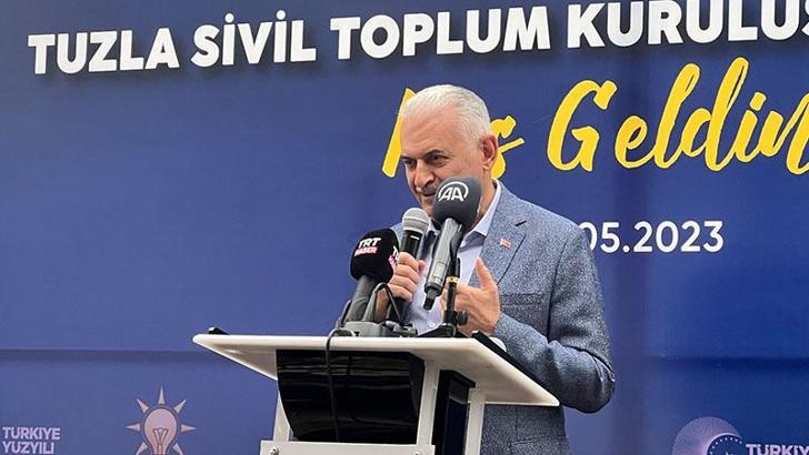 Binali Yıldırım Tuzla'da sivil toplum kuruluşları ile kahvaltıda buluştu