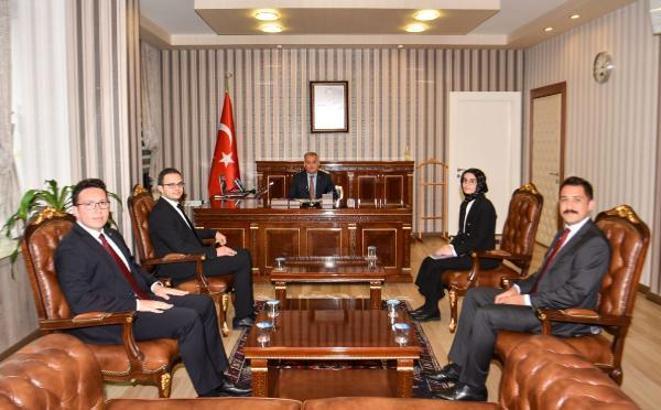 Vali Yazıcı, kaymakam adaylarını kabul etti