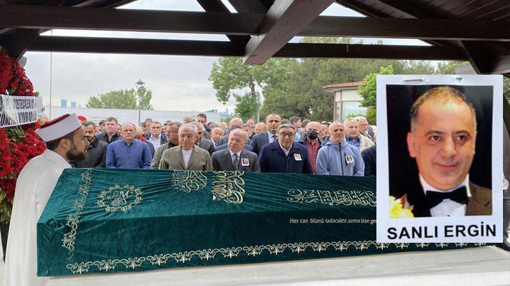 Gazeteci Sanlı Ergin son yolculuğuna uğurlandı
