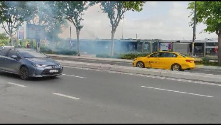 Geniş haber // Balat'ta tramvayda yangın paniği