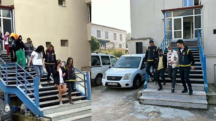 İş vaadiyle getirdikleri yabancı uyruklu kadınları fuhşa zorladılar: 2 tutuklama