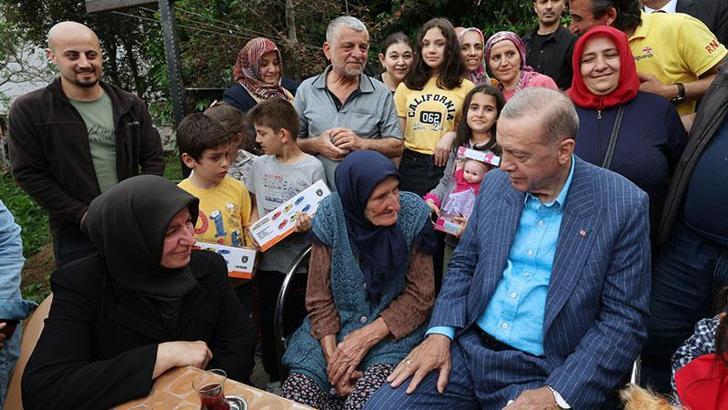 Cumhurbaşkanı Erdoğan eski komşusunu ziyaret etti