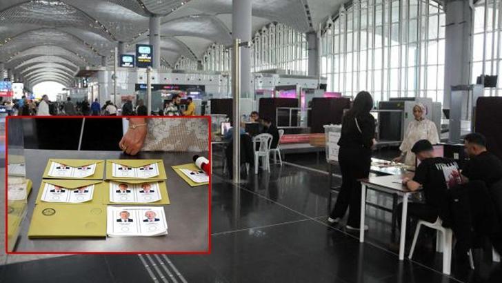 İstanbul Havalimanı'nda 15 bini aşkın oy kullanıldı