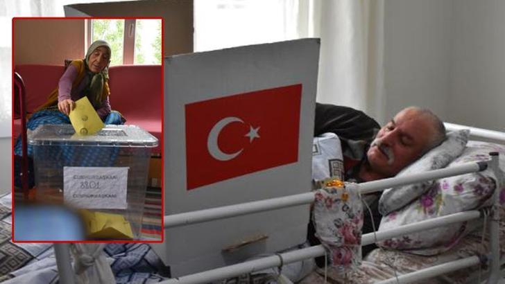 Niğde’de 30 kişi, seyyar sandıkta oy kullandı