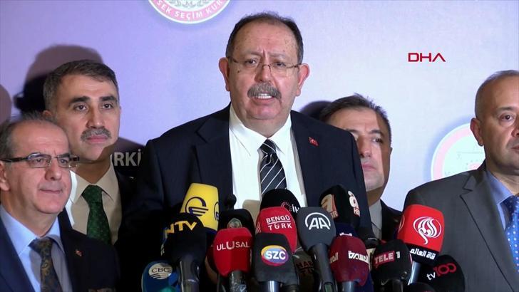 YSK Başkanı Yener'den sonuçlara ilişkin son açıklama