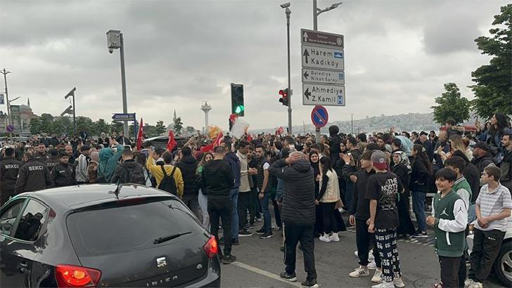 İstanbul'da seçim sonucu kutlamaları
