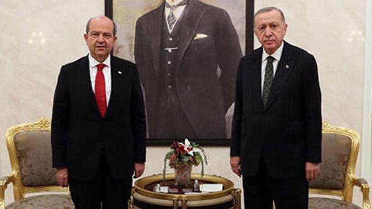KKTC Cumhurbaşkanı Ersin Tatar'dan Cumhurbaşkanı Erdoğan'a tebrik