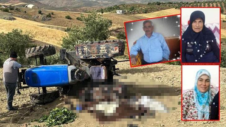 3 kişinin öldüğü traktör kazası, eczane dönüşü olmuş