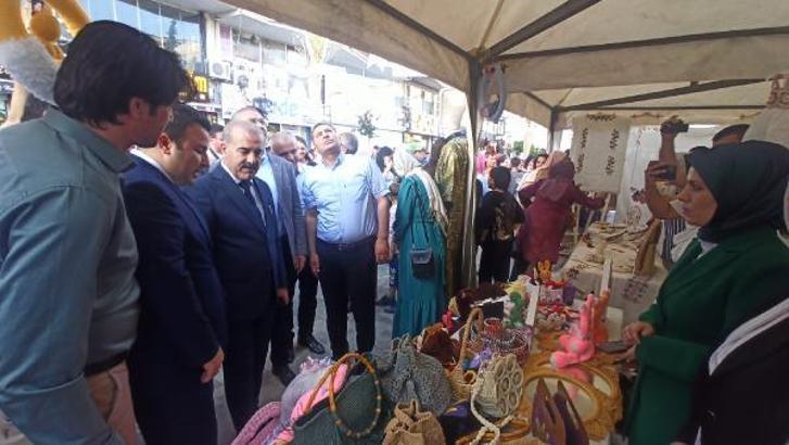 Mardin’de kursiyerler, yıl boyunca yaptıkları ürünleri sergiledi