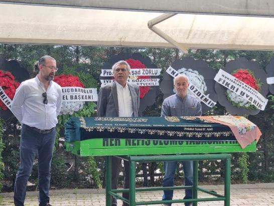 Mete Belovacıklı'nın annesi son yolculuğuna uğurlandı