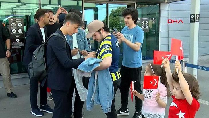 A Milli Takım, Riga'ya geldi