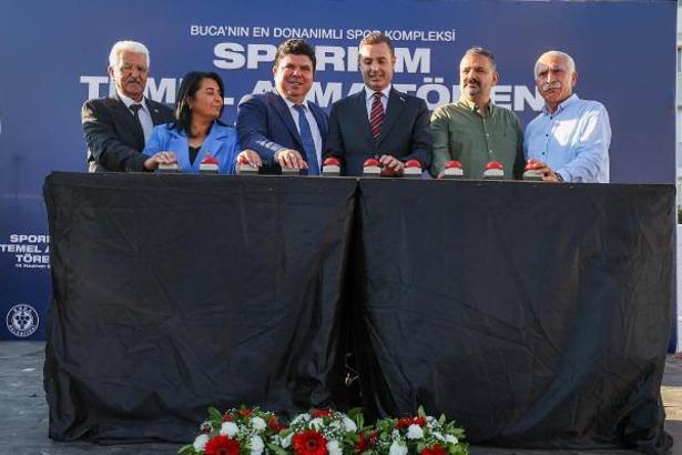 Buca'da Sporium Spor Kompleksi'nin temeli atıldı