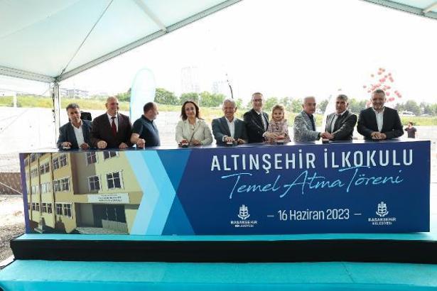 Başakşehir’de Altınşehir İlkokulu’nun temeli atıldı
