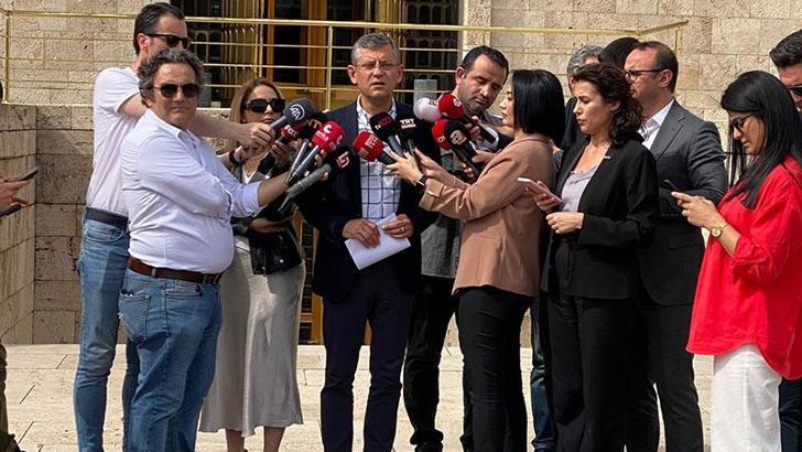 CHP'li Özel: Bugün için bir adaylık ilanım yoktur