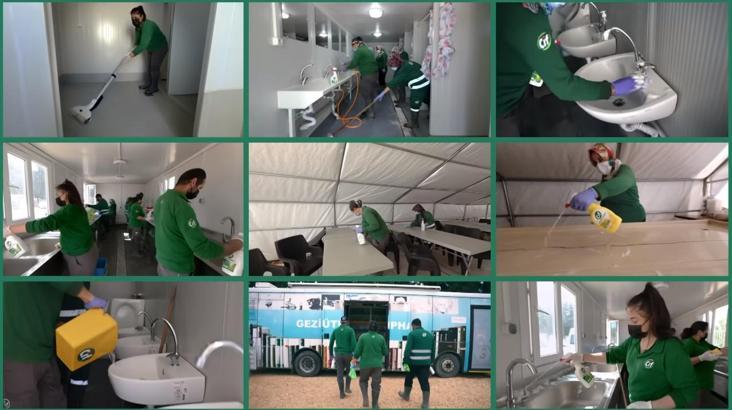 Cif, çadır kentlerde temizlik projesi başlattı