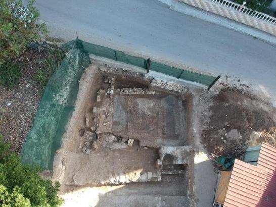 Sinop'ta Helenistik döneme ait olduğu değerlendirilen mozaik bulundu
