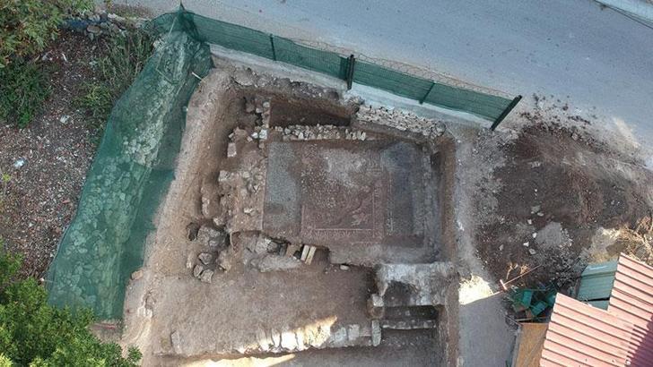 Sinop'ta Helenistik döneme ait olduğu değerlendirilen mozaik bulundu