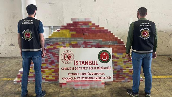 Sabiha Gökçen Havalimanı'nda elektronik sigara tütünü operasyonu: 25 bin paket ele geçirildi