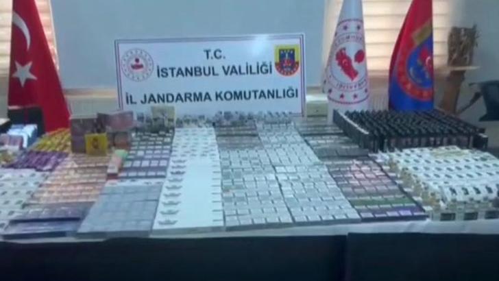 Jandarmadan kaçak sigara operasyonu