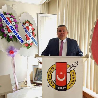 Tokat Gazeteciler Cemiyeti yeni Başkanı Musa Özdemir oldu