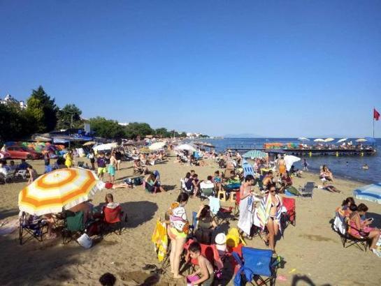 Şarköy'ün nüfusu bayram tatilinde 10 kat arttı