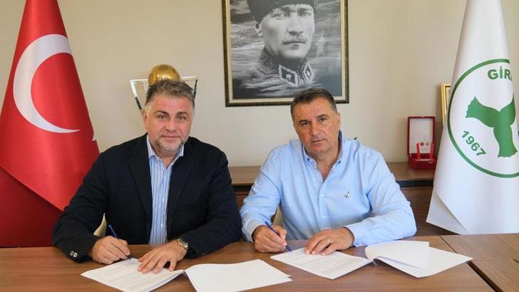 Giresunspor, teknik direktör Mustafa Kaplan ile 1 yıllık sözleşme imzaladı