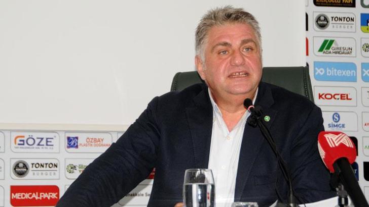 Giresunspor Başkanı Yamak: Bir kurtuluş savaşı vereceğiz