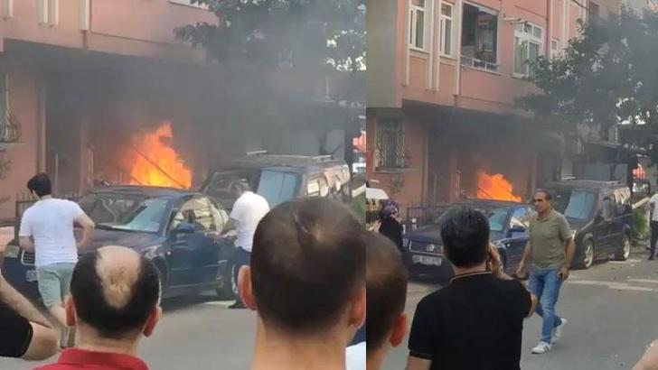 Çekmeköy'de doğal gaz patlaması