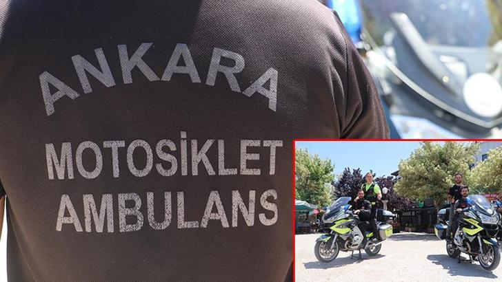 'Motosikletli sağlıkçılar' hayat kurtarıyor