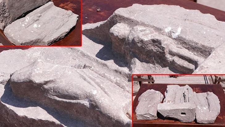 Saraçhane Arkeoloji Parkı’nda 1500 yıllık 3 mezar steli bulundu