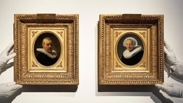 Rembrandt’ın iki portre eseri, 13 milyon 156 bin Euro’ya satıldı