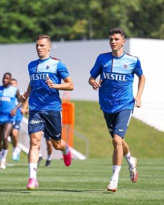 Trabzonspor'da Hajduk Split maçı öncesi idman