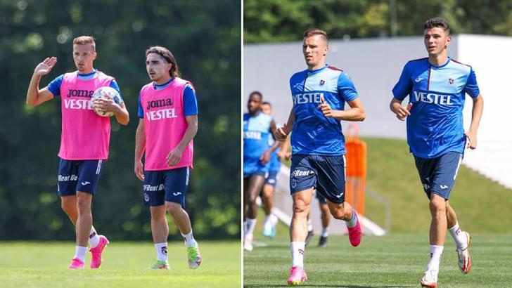 Trabzonspor'da Hajduk Split maçı öncesi idman