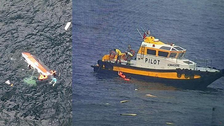 Tekirdağ'da tekneleri alabora olan 4 kişiyi, liman personeli kurtardı