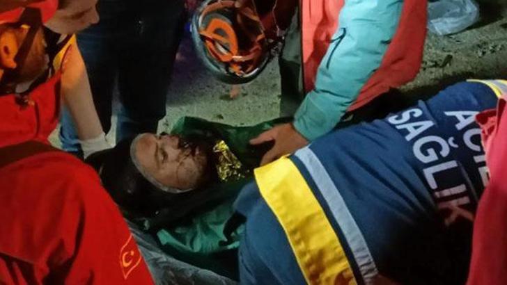 Kaçkarlar'da düşen dağcıya hayat kurtaran ‘serum'lu ilk müdahale