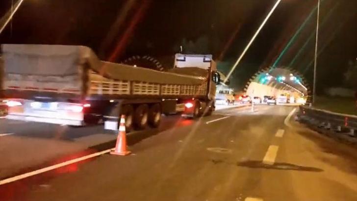 Bakan Uraloğlu: Bolu Dağı Tüneli'nin İstanbul istikameti trafiğe açıldı