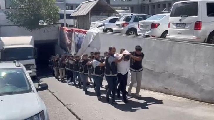 Cezaevindeki Ümit Saral'ın yönettiği suç örgütü operasyonunda 8 şüpheli tutuklandı