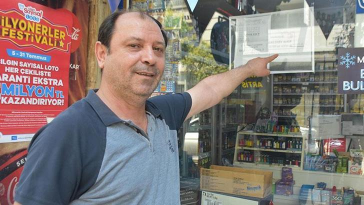 Çılgın Sayısal Loto talihlisi, 6,5 milyon TL kazandığını bayide öğrendi