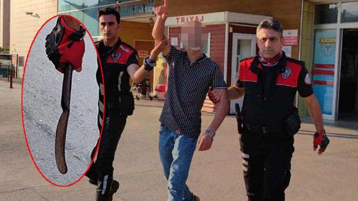 İnegöl'de, satırlı saldırgan serbest bırakıldı