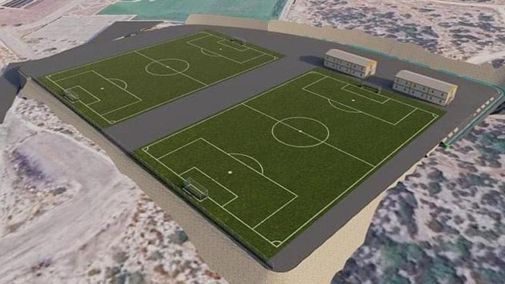 Hatayspor'un 2 futbol sahasının altyapısı tamamlandı