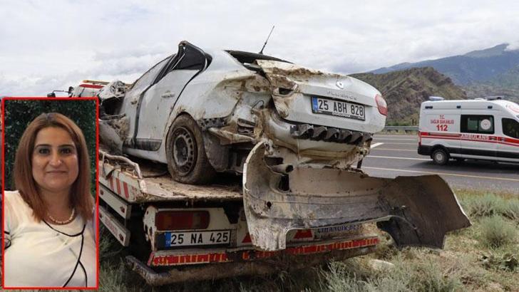 Erzurum'daki kazada ölen doktor Sena, son yolculuğuna uğurlandı